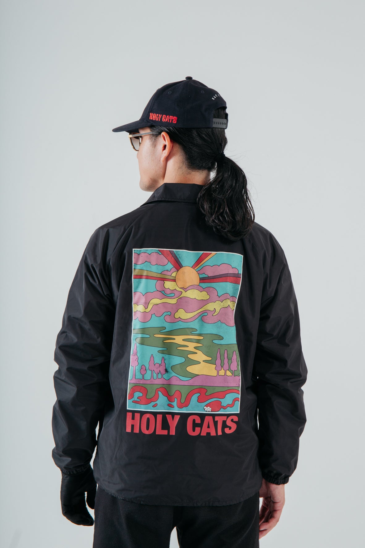 HC COACH JACKET BLACK – HOLYCATS GOLF